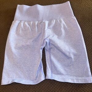 Nvgtn Light Purple Seamless Scrunch Shorts